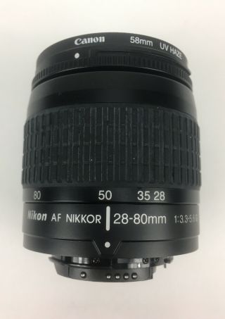 ,  Nikon Af Nikkor 28 - 80mm F3.  3 - 5.  6 G Camera Lenses