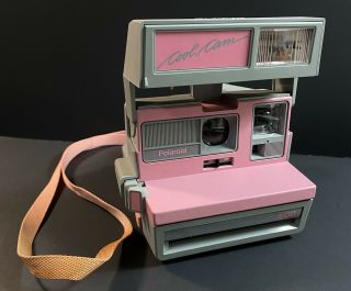 Vintage Polaroid Cool Cam Camera 600 Gray & Pink Rare Prop