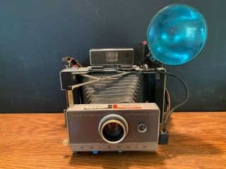 Vintage Polaroid Automatic 100 Land Camera With Flash Model 268 Display Decor
