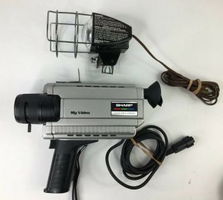 Sharp My Video Color Video Camera Qc - 30 With Hardwood Xr6 Xl Camera Lite