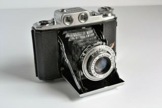 Taisei Koki Welmy Six 6x6 120 Film Camera w/ Terionar 75mm f3.  5 Lens,  Case 2