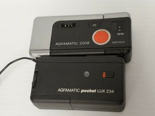 Agfamatic 2008 110mm Film Camera With Flash Made In Germany