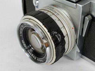 Beseler Topcon D - 1Body Lens for Parts/Repair Re Auto - Topcor 58cm f1.  8 3