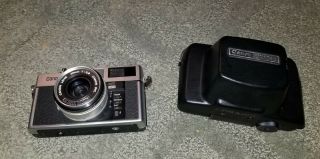 Canon Canodate E,  40mm 1:28 Camera W/ Case