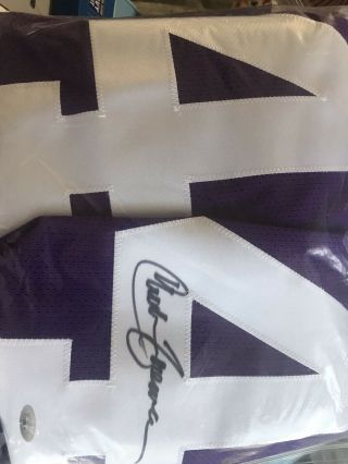 Chuck Foreman Signed Autographed Minnesota Vikings Jersey Tristar