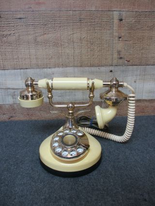 Vintage French / Victorian Style Rotary Dial Telephone