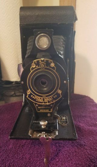Antique Eastman Kodak No.  2 - A Folding Autographic Brownie Camera 1915 - 1923