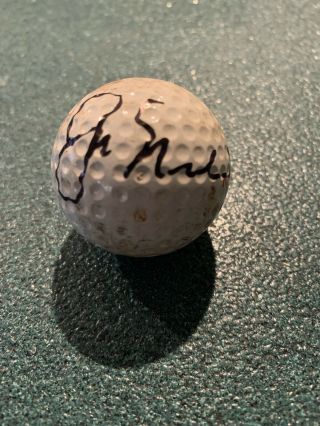 Pga Jack Nicklaus Signed Autographed Golf Ball Authentic With