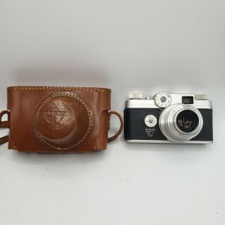 Vtg Argus C - Four C4 Camera With Lens And Case - As - Is - Photography