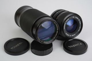 Yashica Ml Zoom Lens 80 - 200mm 1:4,  35 - 70mm 1:3.  5 - 4.  8 (c/y Mount)