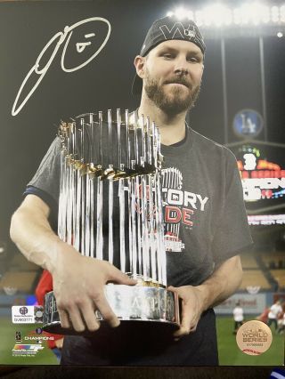 Chris Boston Red Sox Autographed Signed 8x10 -