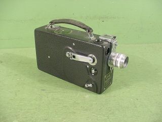 Vintage Cine Kodak Model K 16mm Movie Camera W/25mm F/1.  9 Kodak Anastigmat Lens