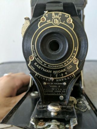 Vintage Eastman Kodak Rainbow Hawk - Eye No.  2a Folding Model B -