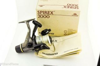 Shimano Spirex 2000 Spin Antique Fishing Reel With Papers Jj39