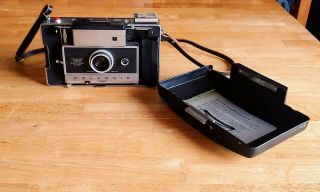Vintage 1960s Polaroid 360 Land Camera with Electronic Flash and Timer 3