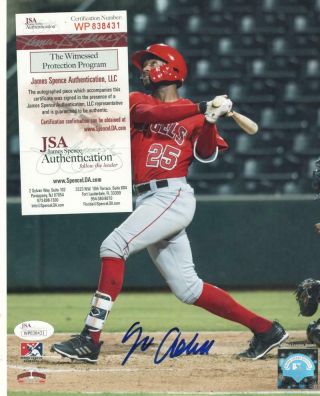 Jo Adell Los Angeles Angels Signed Autographed 8x10 Photo Jsa Wp838431