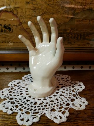 Vintage Nancy N Funk Pop Art Ceramic Porcelain Hand Soap Jewelry Holder Dish