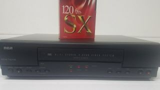 Vintage 96 Rca Vr605hf Home Theater 4 Head Hi - Fi Vcr Video Cassette Recorder Vhs