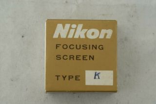 Nikon F3,  F3hp Camera Focusing Screen K