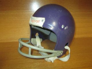 Vintage Rawlings Football Helmet Size Medium Hnfl - N Was A Minnesota Vikings