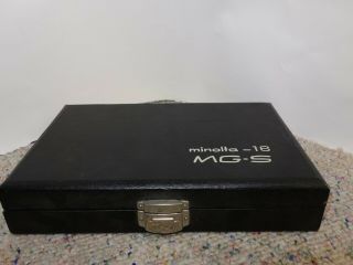 Vintage Minolta - 16 Mg - S Sub - Miniature Camera With Case