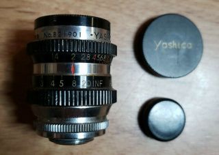 Vintage Yashica Cine Yashinon 13mm F/1.  4 Lens
