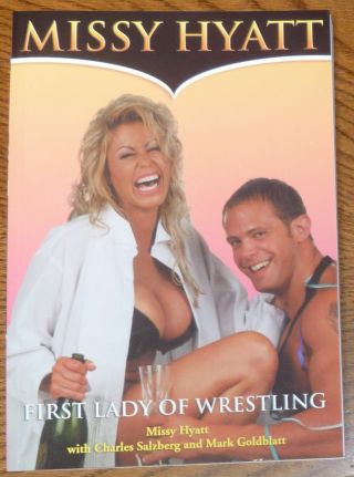 Missy Hyatt Signed w Lip Print Kiss Book PSA/DNA First Lady of Wrestling WWE 2