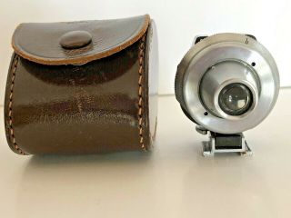 Earnst Leitz Wetzlar/leica Germany Universal Finder 3.  5 - 13.  5cm Lens Adapter Vtg