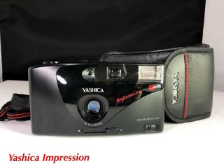 Yashica Impression 35mm Film Camera 4.  5 Lens A,