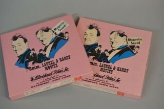 Laurel & Hardy 8mm Blackhawk Films Set/2 - - Dirty Work,  One Good Turn