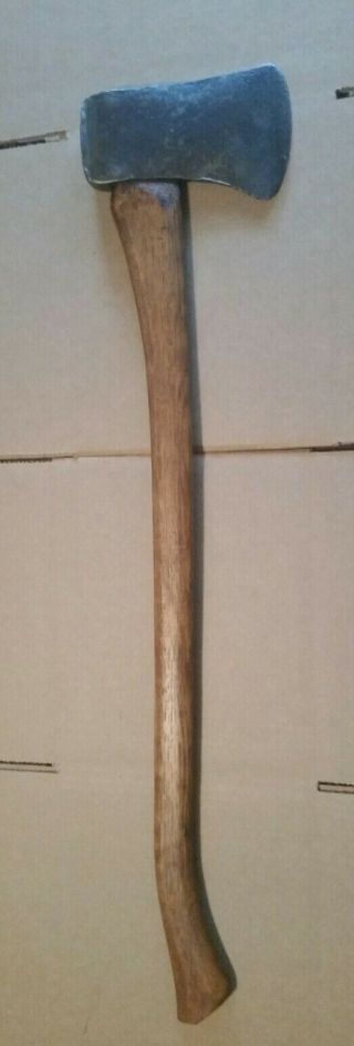 Vintage Unbranded Single Bit Axe With Handle