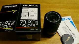 Yashica / Contax mount 70 - 210mm f4.  5 - 5.  6 Phoenix lens for analog film cameras 2