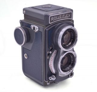 Rolleiflex 4x4 Gray Baby Replacement Cover - Leather