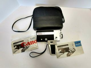 8mm Canon Cine Canonet 8,  Comes With Case And Instruction Manuals.  Not