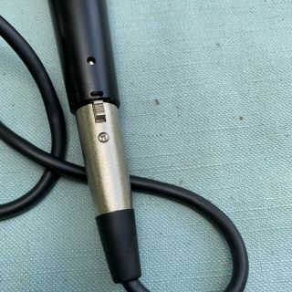 Shure Cardioid Dynamic Microphone PG48 Vintage Cable Professional On Off Switch 3