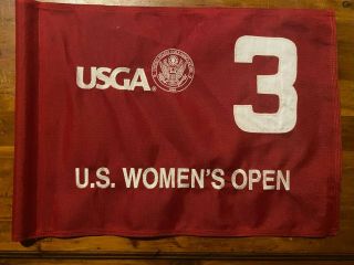 2012 Us Open Women’s Golf Championship Flag.  Not A Gift Shop Flag