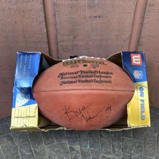 Brian Urlacher Signed Nfl Football Chicago Bears Hof Auto Autograph