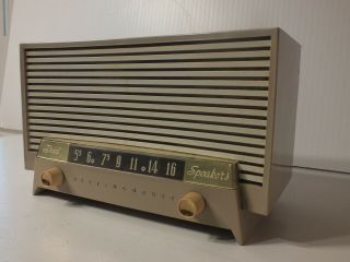 Vintage Westinghouse Am Radio Dual Speakers Model 5 - T - 123