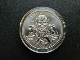Just Released And In Hand The Mummy Vintage Horror Series 1 Oz Silver Round
