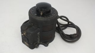Vintage Seco Superior Electric Powerstat Type 116 Black 115 Volt Power 7.  5 Amp