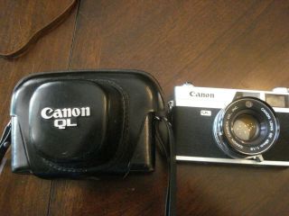 Canon Canonet Ql 19 Absolutely Shutter Leaves Stuck.  Estate Item As Found