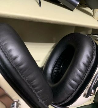 Vintage 1970s SANSUI SS - 10 Over - Ear HEADPHONES dual tone/volume w box 3