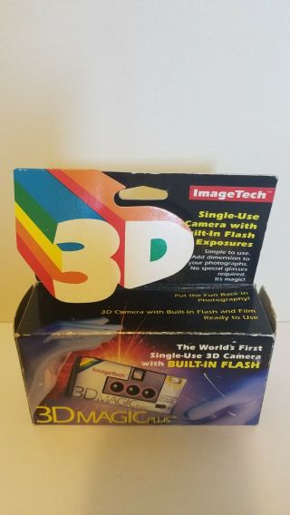 Imagetech 3d Magic Plus Film Camera 16 Exposure 3 Lens (expired)