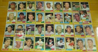 38 Vintage Baseball Cards 1961 Topps