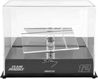 Ryan Blaney 12 Penske Racing 1 Car 1/24 Scale Die Cast Display Case & Platforms