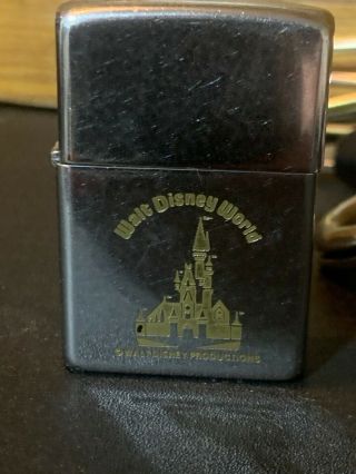 Vintage Zippo Lighter Walt Disney World