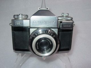 Carl Zeiss Ikon Contaflex Slr Camera With Pantar 45mm 1:2.  8 Lens