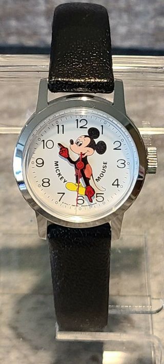 Mickey Mouse 1970s Vintage And Rare Watch By Bradley 112s