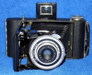 Vintage Kodak Kodex No.  1 Folding Camera C/w Case.  (h1)