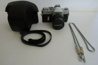 Mamiya Sekor 1000 Dtl 35mm Film Camera With 55mm F1.  8 Lens & Case